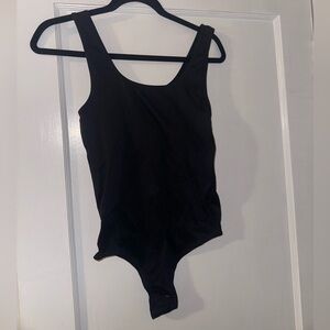 Black tank top bodysuit never worn